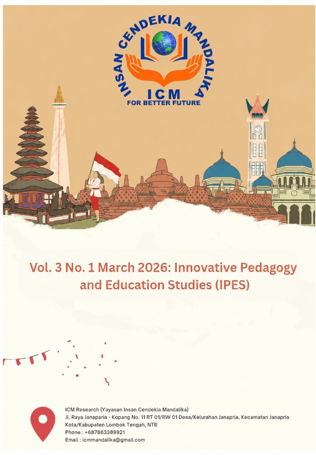 					View Vol. 3 No. 01 (2026):  (March) Innovative Pedagogy and Education Studies (IPES)
				